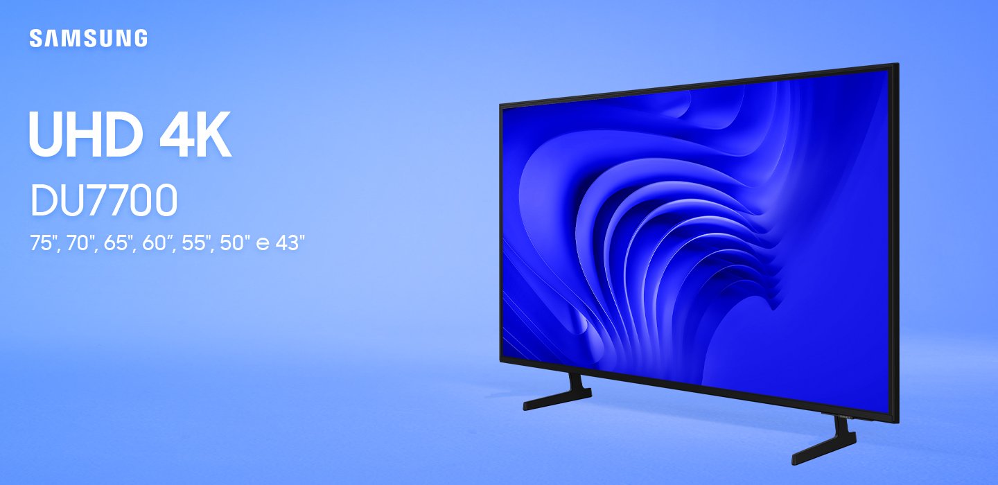 Samsung DU7700 – 2024 Crystal UHD 4K Smart TV Series